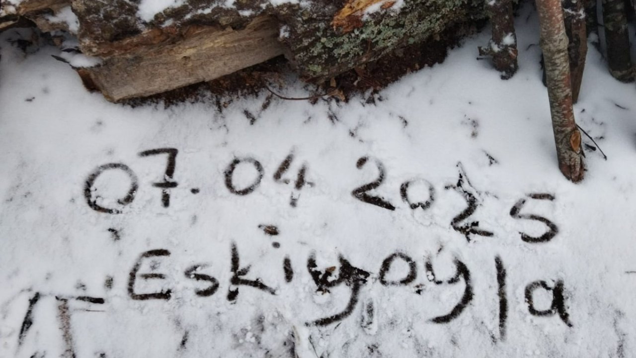 Sakarya'nın yüksek kesimlerinde kar yağışı etkili oldu