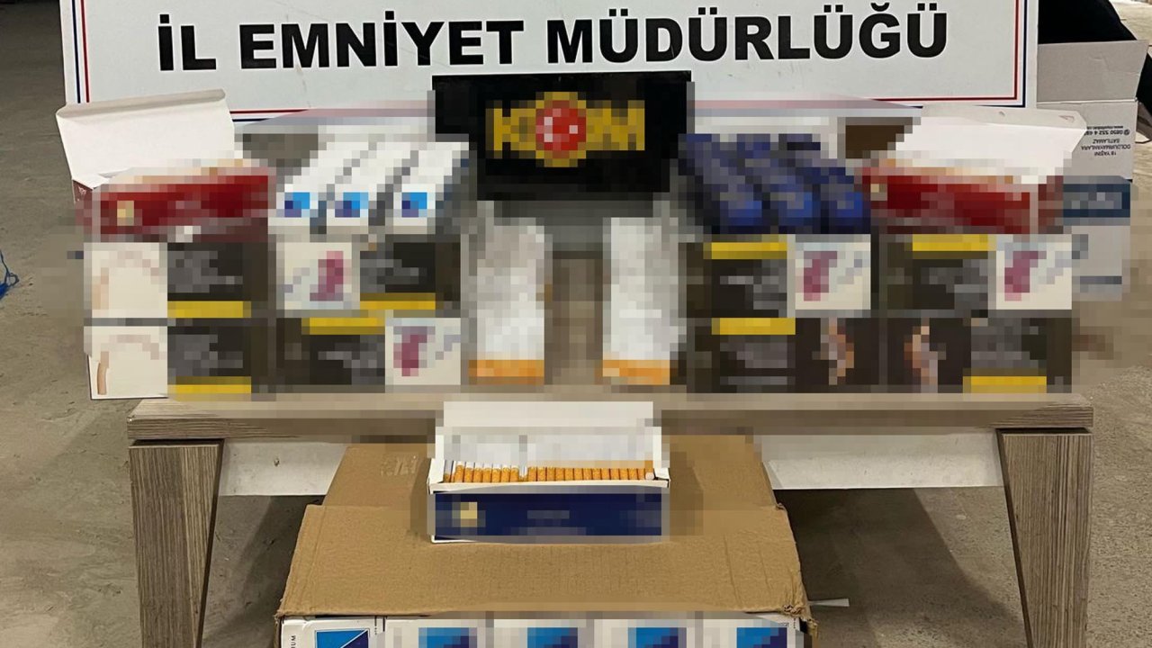 Tekirdağ’da 35 bin 780 makaron ele geçirildi