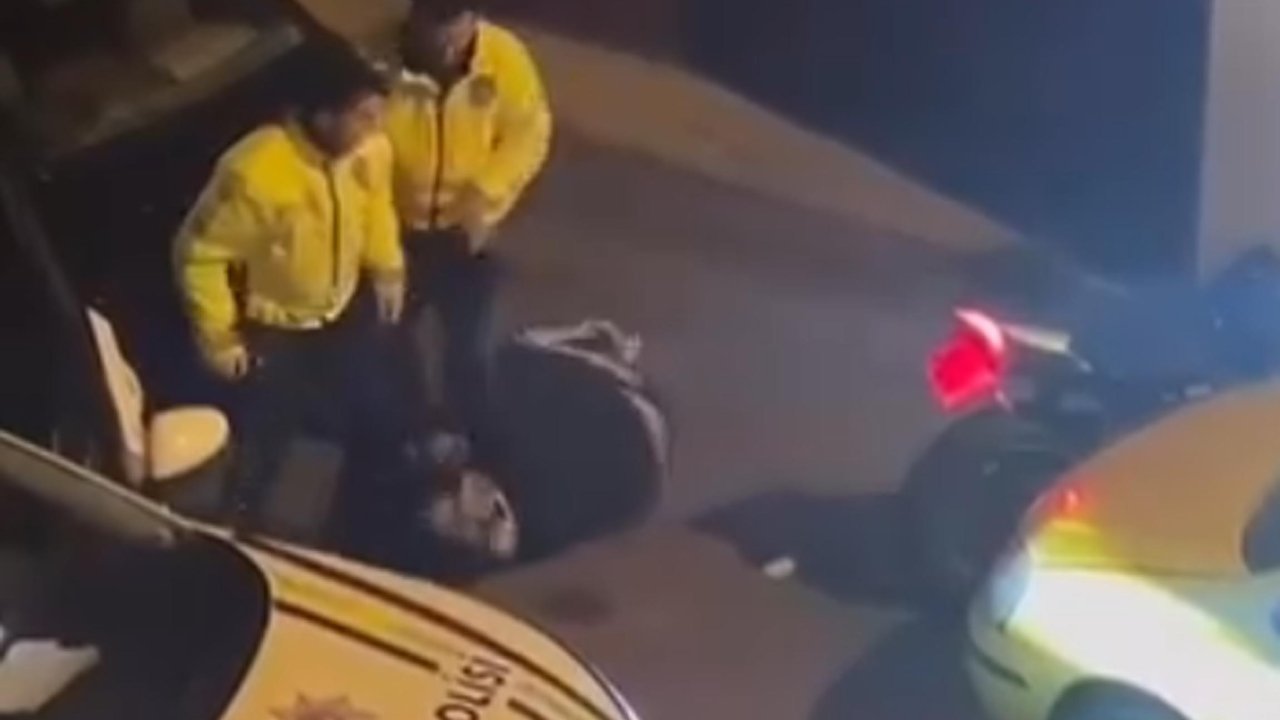 Tekirdağ'da motosiklet sürücüsüne şiddet uygulayan 2 polis görevden uzaklaştırıldı