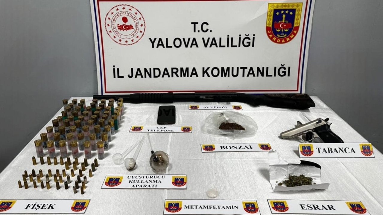 Yalova’da uyuşturucu operasyonu; 1 gözaltı