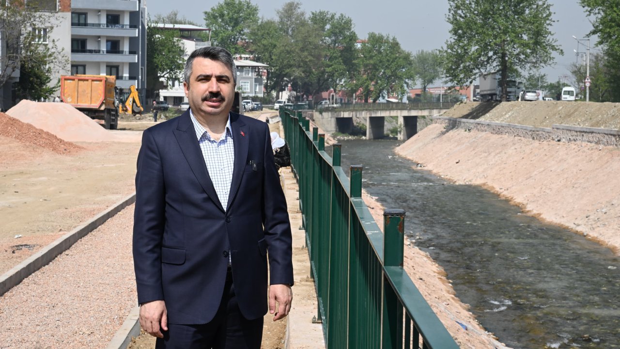 Yıldırım’da Deliçay ıslah projesinin yüzde 80'i tamamlandı