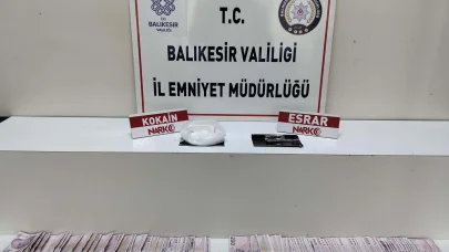 Balıkesir'de uyuşturucu satıcılarına operasyon : 2 tutuklama