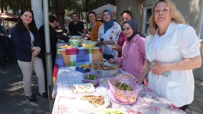 Burhaniye'de 2 bin kişiyi buluşturan çiftçi hayır yemeği