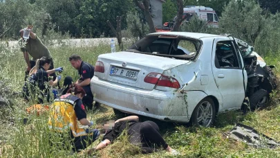 Bursa'da trafik kazası, 3 yaralı