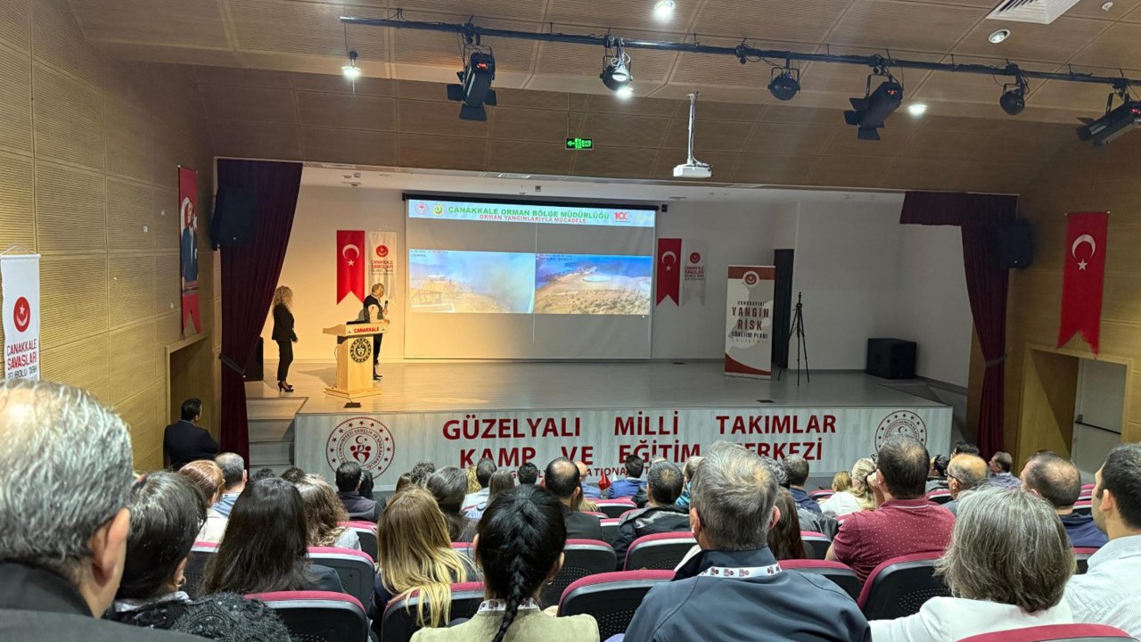 Çanakkale’de ‘Conkbayırı Yangın Risk Yönetim Planı Çalıştayı’ gerçekleştirildi