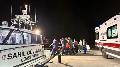 Çanakkale'de rahatsızlanan 2 kişinin tıbbi tahliyesi gerçekleşti