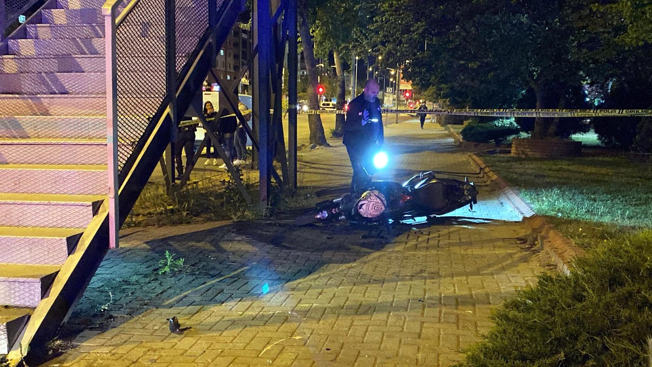 Çorlu'da otomobille çarpışan motosikletin sürücüsü ağır yaralandı