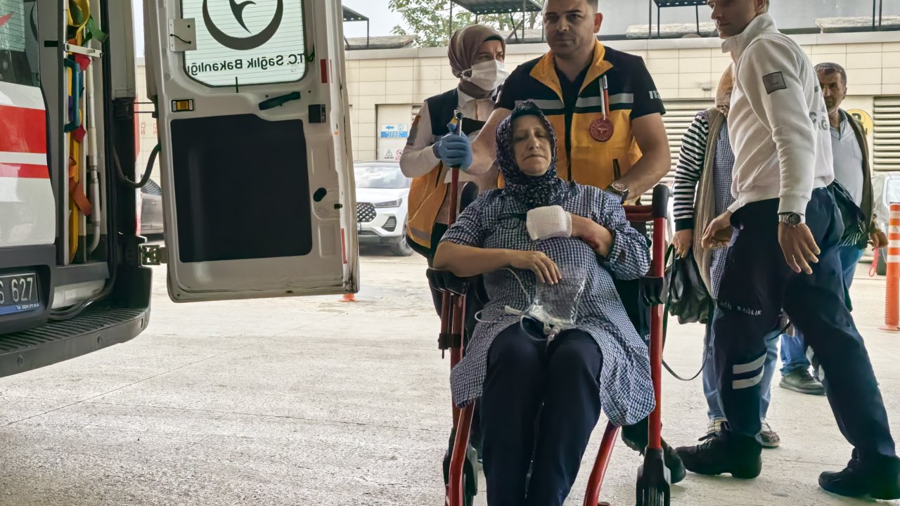 Elini makineye kaptıran tekstil işçisi yaralandı