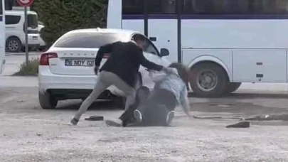 Kızların kavgası kamerada