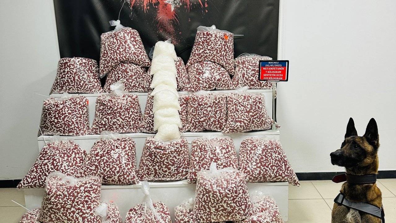 Kocaeli’de 397 bin sentetik ecza hap ele geçirildi; 1 kişi tutuklandı