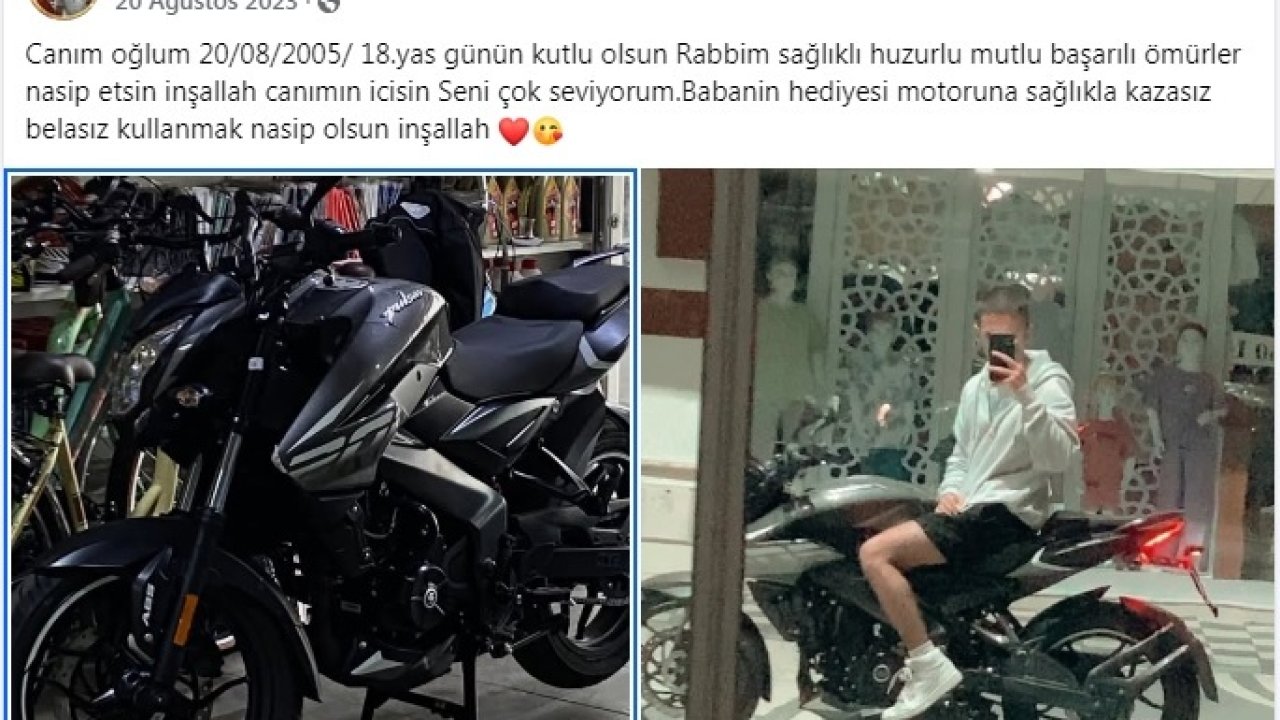 Motosiklet kazasında ölen Emirhan gözyaşlarıyla toprağa verildi