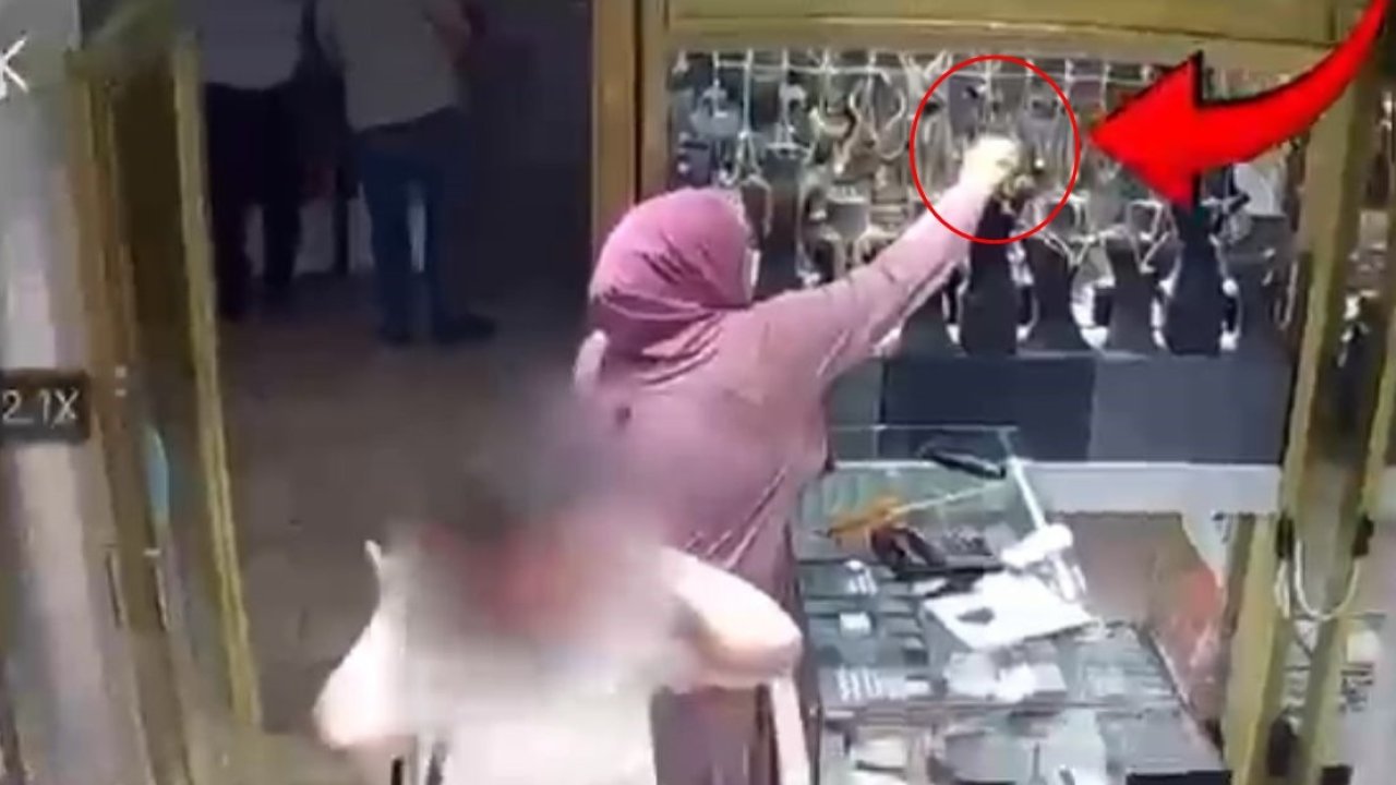 Müşteri gibi geldiği kuyumcu dükkanından altın bileklik çaldı