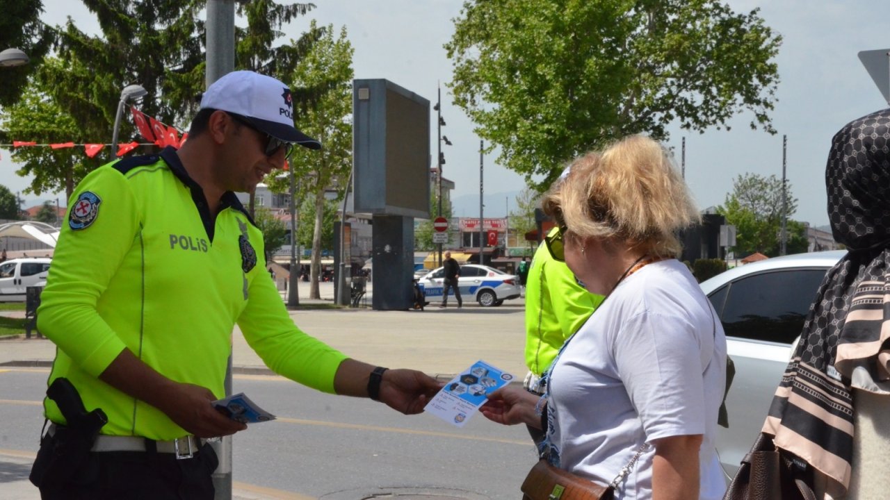 Sakarya’da “yayalar için 5 adımda güvenli trafik” denetimi