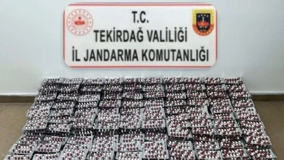 Tekirdağ'da 19 bin uyuşturucu hap ele geçirildi