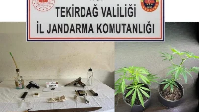 Tekirdağ'da 4 ilçede uyuşturucu operasyonu; 6 gözaltı