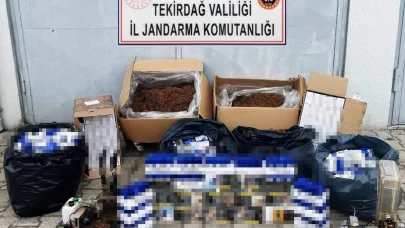Tekirdağ'da sahte içki ve kaçak sigara operasyonu
