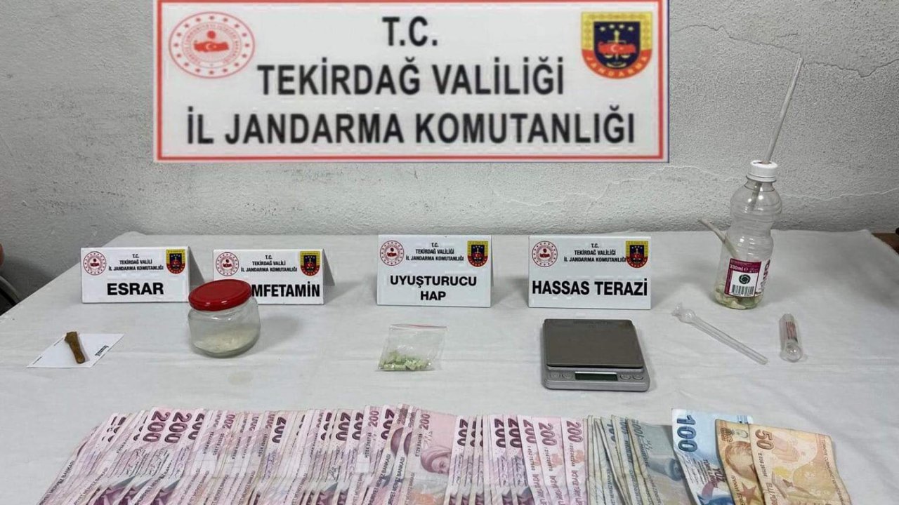 Tekirdağ'da uyuşturucu operasyonlarında 5 gözaltı