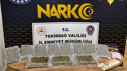 Tekirdağ'da uyuşturucu operasyonunda 10 tutuklama