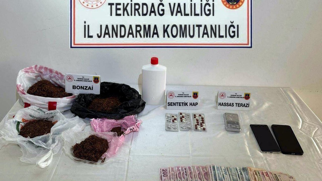 Tekirdağ'da uyuşturucu operasyonunda 8 gözaltı