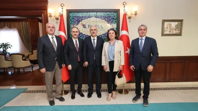 Türkiye Kayak Federasyonu Başkanı Şahin'den, Bursa Valisi Ayyıldız'a ziyaret
