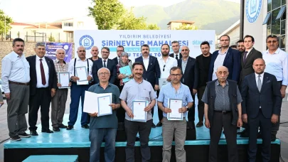 Yıldırım’da 1530 hak sahibi daha tapusunu aldı