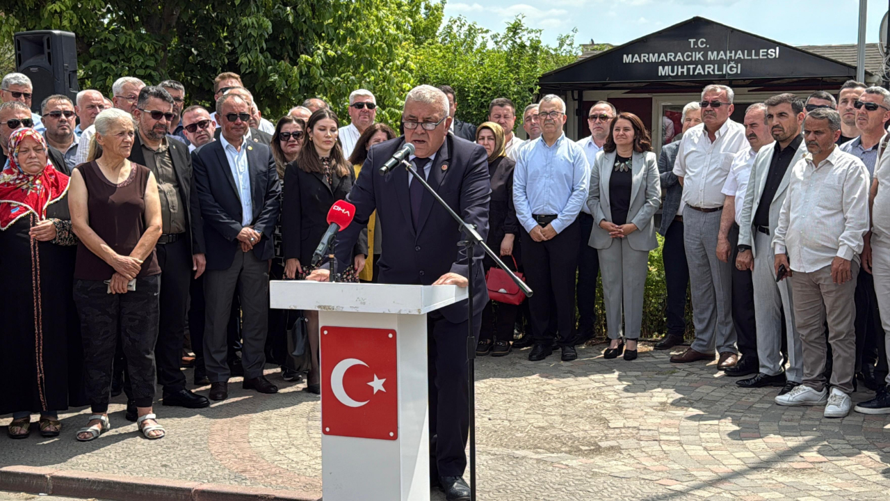 Muhtara bıçaklı saldırıya 5 ilçenin muhtarlarından ortak tepki