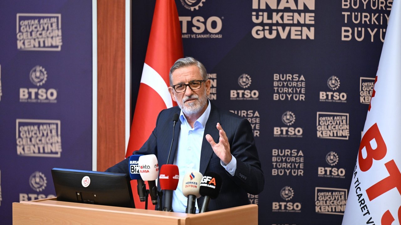 BTSO Başkanı Burkay: İş dünyasının önünü açacak projeleri üretmek zorundayız