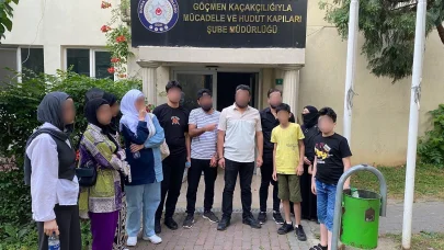 Bursa'da 12 kaçak göçmen yakalandı; 3 gözaltı