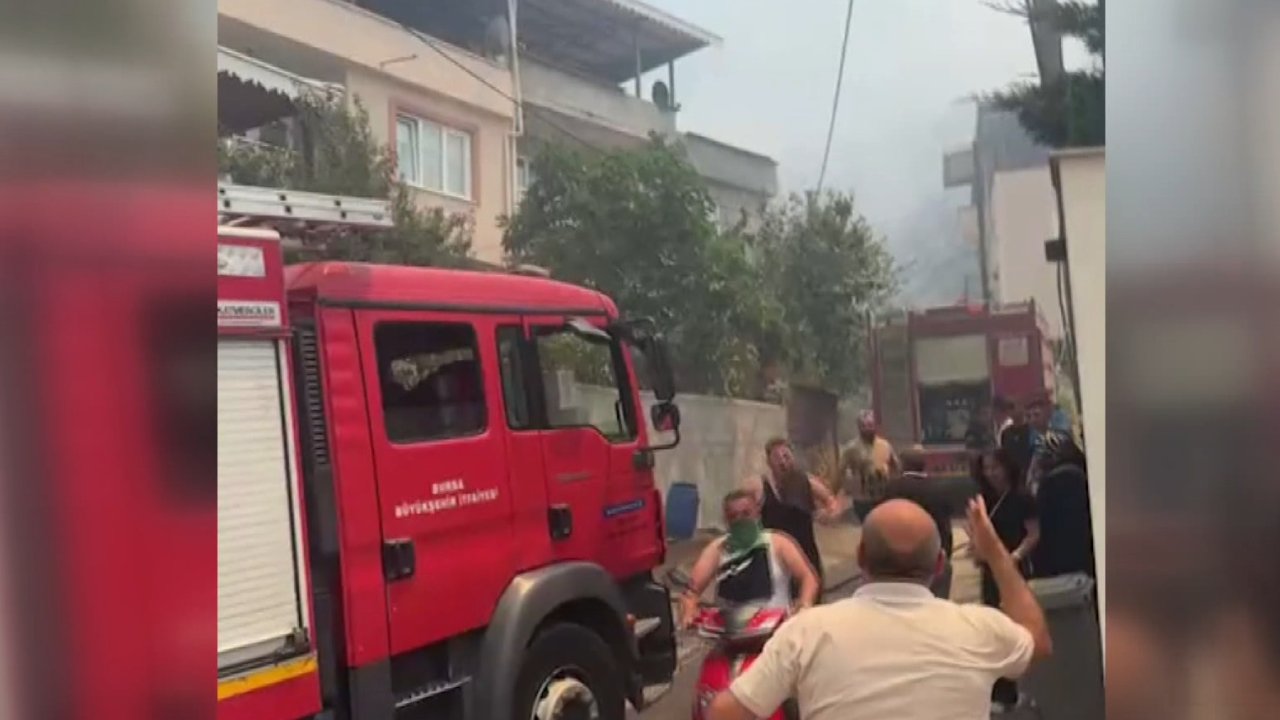 Bursa’da maki yangını; çalışmalarda İHA da kullanılıyor