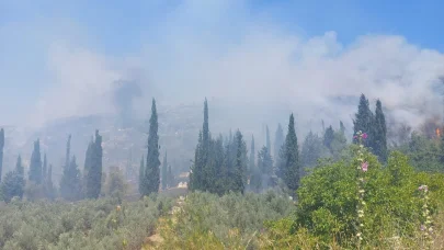Bursa’da maki yangını