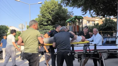 Bursa'da, otomobille çarpışan motosikletli ağır yaralandı