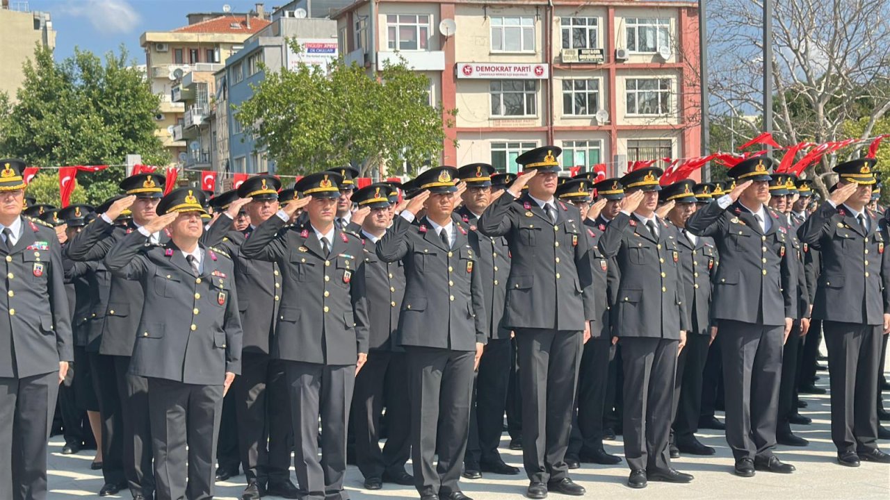 Çanakkale'de, Jandarma Teşkilatı'nın 186'’ncı kuruluş yılı kutlandı