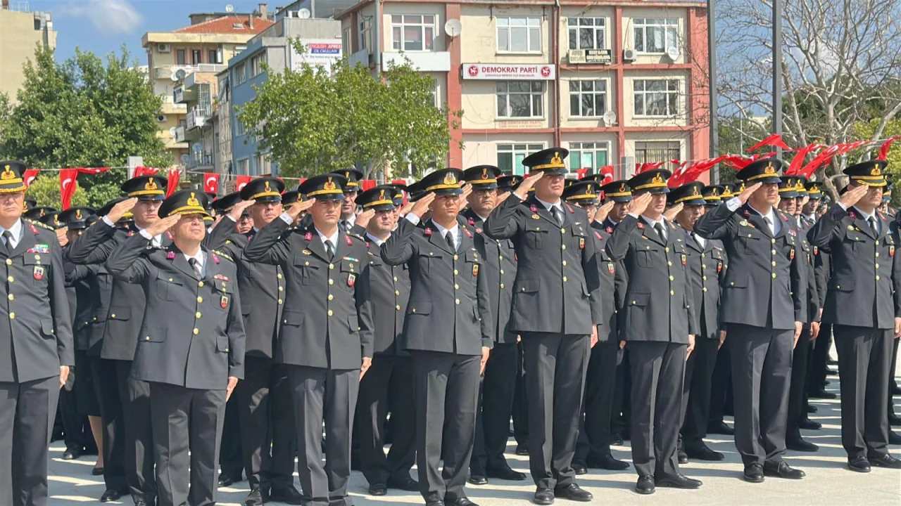 Çanakkale'de, Jandarma Teşkilatı'nın 186'’ncı kuruluş yılı kutlandı