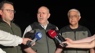 Çanakkale'de tarım arazisinde yangın