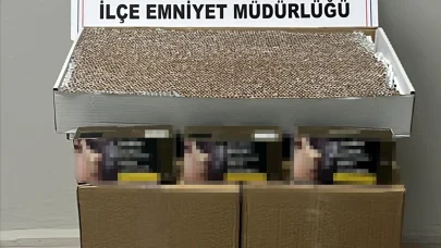 Çerkezköy'de 104 bin makaron ele geçirildi