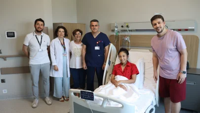 Dubai'den geldiği Bursa Şehir Hastanesi'nde, sağlığına kavuştu