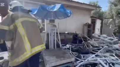 Hurda deposundaki LPG tankı patladı: 1 yaralı