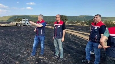 İl Tarım ve Orman Müdürü Bayazıt, üreticileri tarla yangınlarına karşı uyardı