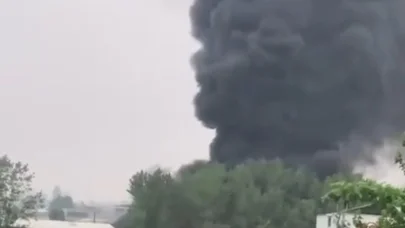 İnşaat malzemesi satışı yapılan iş yerinde çıkan yangın söndürüldü