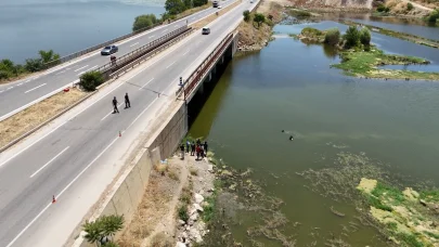 Kayıp 2 çocuk babası için barajda arama çalışması başlatıldı