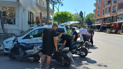 Keşan’da polisten motosiklet denetimi
