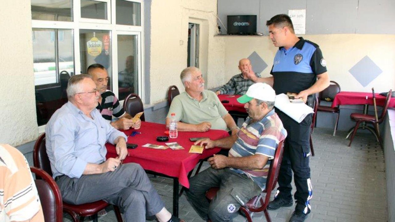 Kırklareli'de polis, vatandaşları orman yangınlarına karşı uyardı