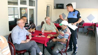 Kırklareli'de polis, vatandaşları orman yangınlarına karşı uyardı