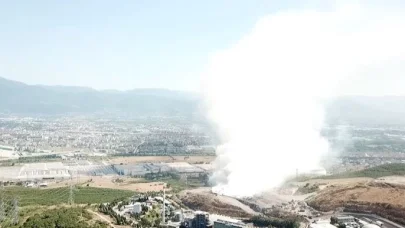 Kocaeli'de çöp depolama alanında yangın