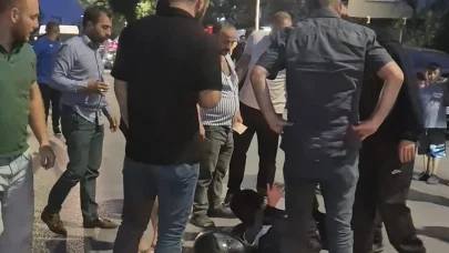 Körfez'de motokurye kazası 1 yaralı