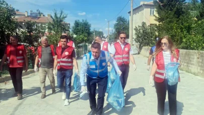 Lalapaşa'da Çevre Günü dolayısıyla temizlik etkinliği yapıldı