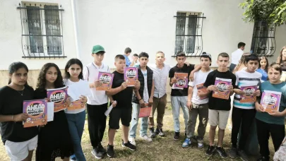 Lüleburgaz'ın köyünde 'Bir kitap da sen al' etkinliği