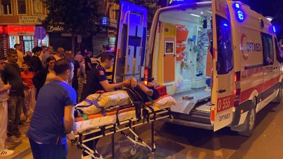 Otomobilin yaya geçidinde çarptığı kişi yaralandı