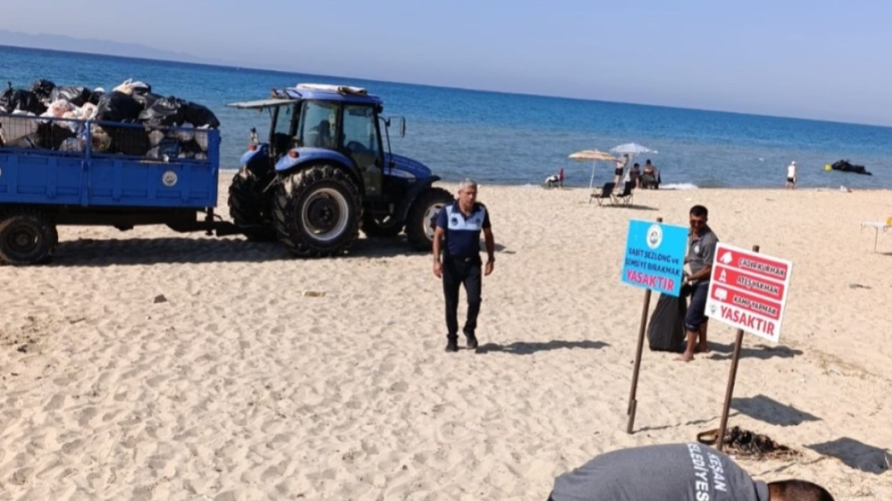 Bayram tatili sonrası 200 ton çöp toplandı
