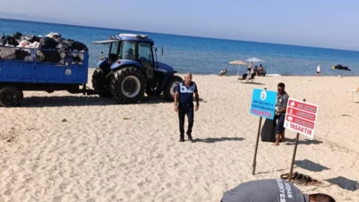 Bayram tatili sonrası 200 ton çöp toplandı